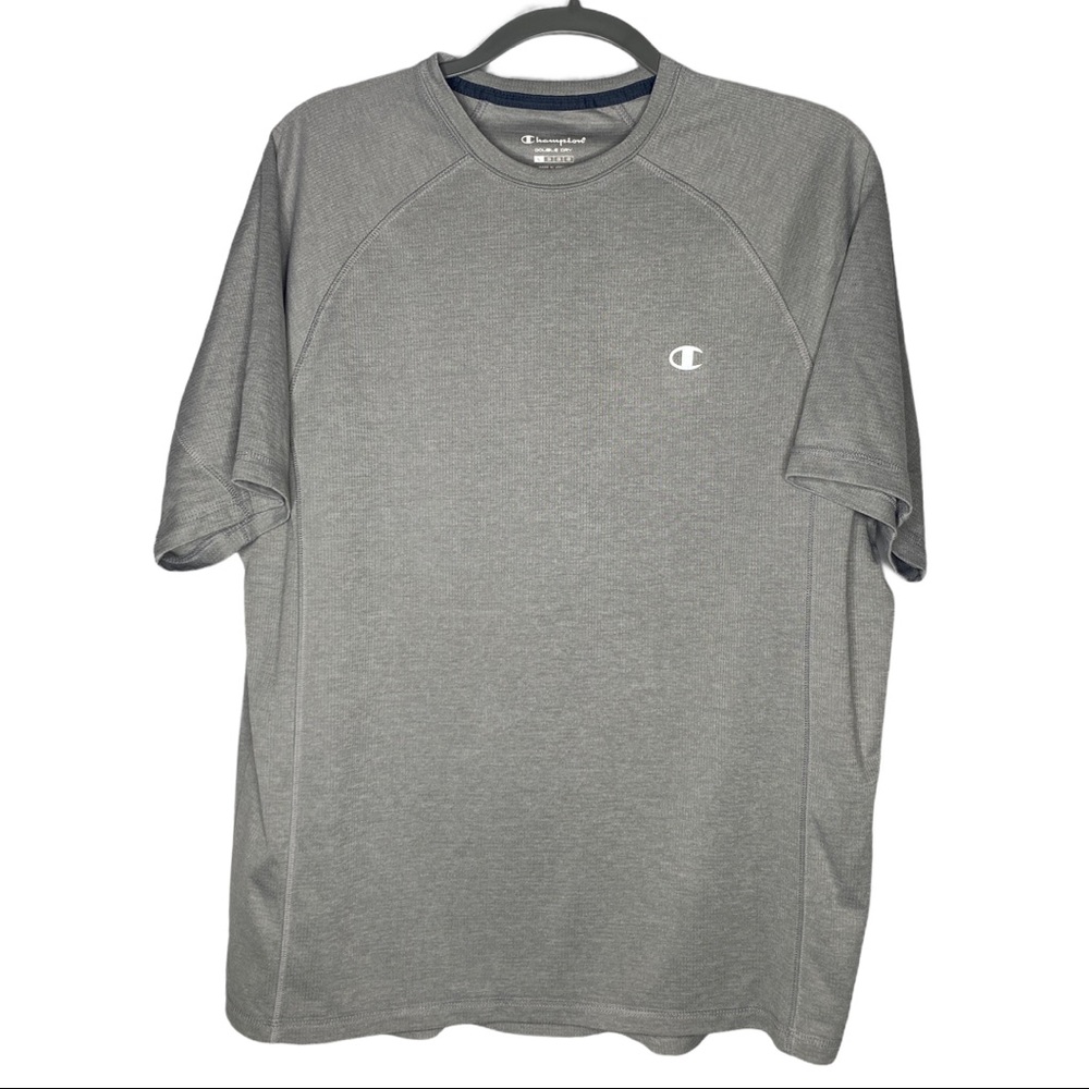Champion Double Dry Grey Men's T-shirt Size Large